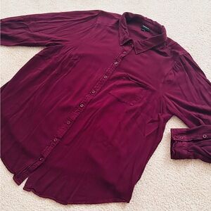 Torrid Women's Burgundy Blouse